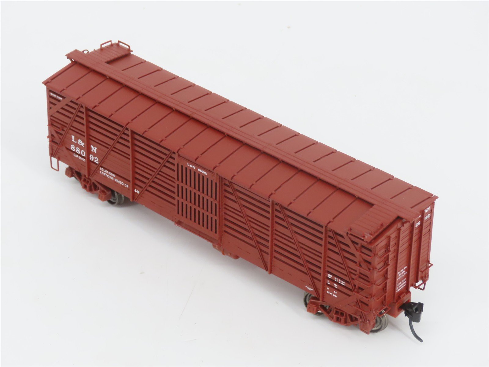 HO Scale PROTO 2000 L&N Louisville & Nashville 40' Single Deck Stock Car #88092