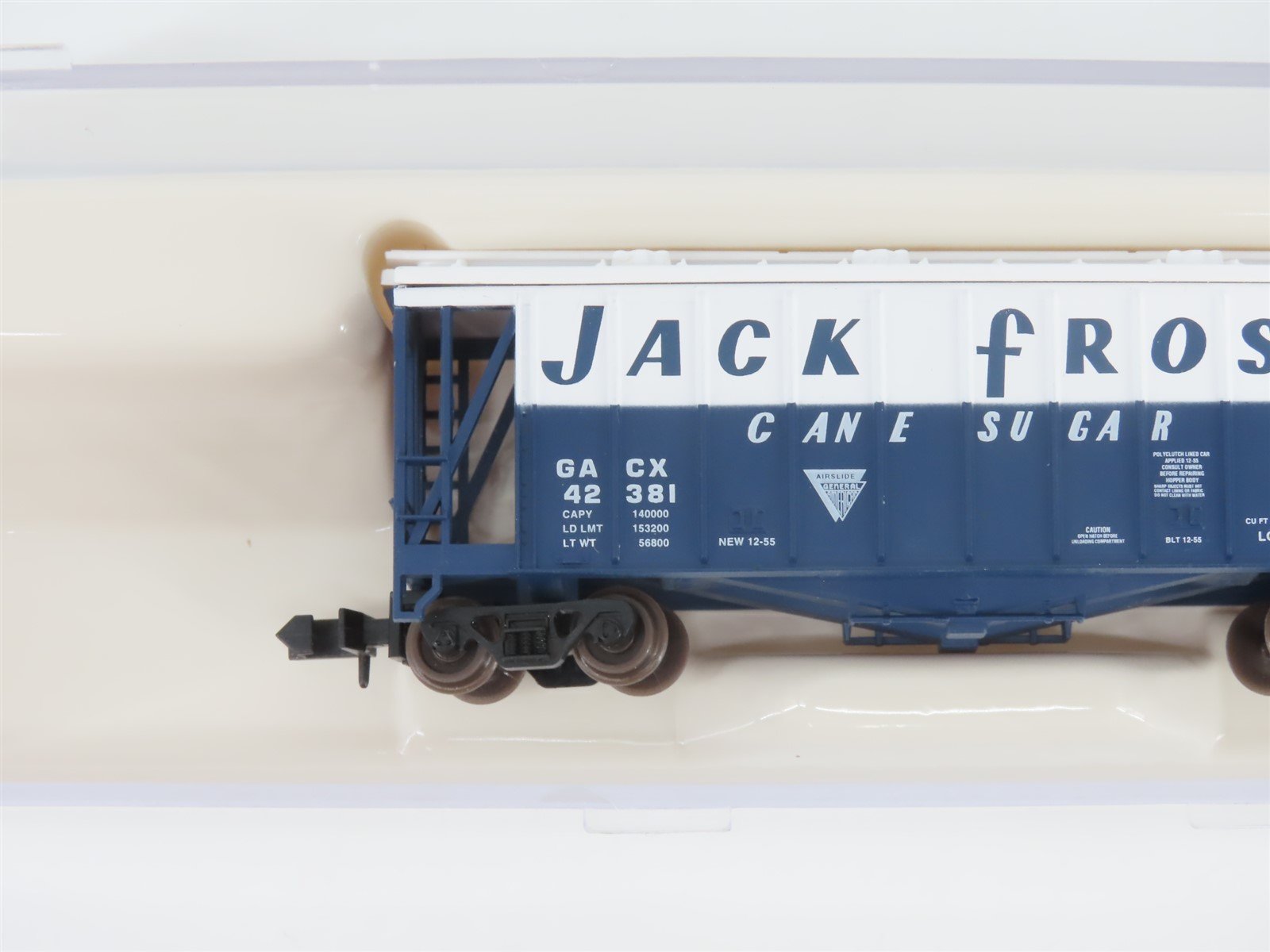 N Scale Atlas 38651 GACX Jack Frost Airslide Covered Hopper #42381
