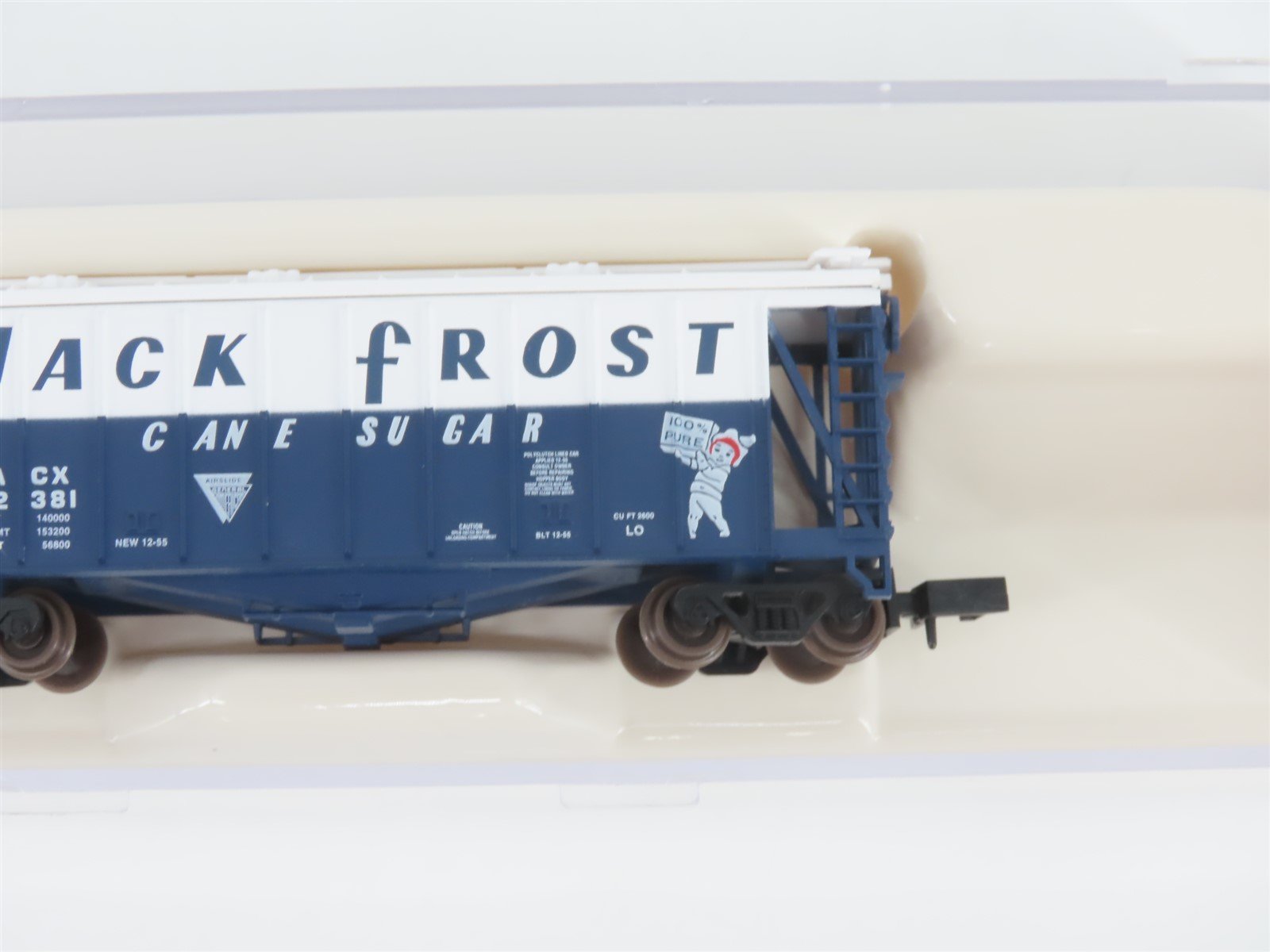 N Scale Atlas 38651 GACX Jack Frost Airslide Covered Hopper #42381