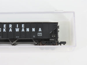 N Scale Atlas 32701 EL Erie Lackawanna 90 Ton 3-Bay Hopper Car #33663