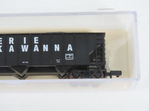 N Scale Atlas 32701 EL Erie Lackawanna 90 Ton 3-Bay Hopper Car #33663