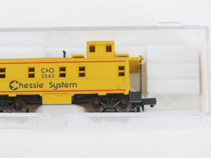 N Scale Atlas 35741 C&O Chessie System Caboose #3543