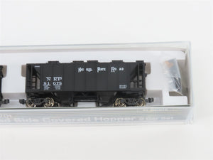 N Scale Kato 186-0206 NKP Railway ACF 70ton Covered Hopper 2-Car Pack #2