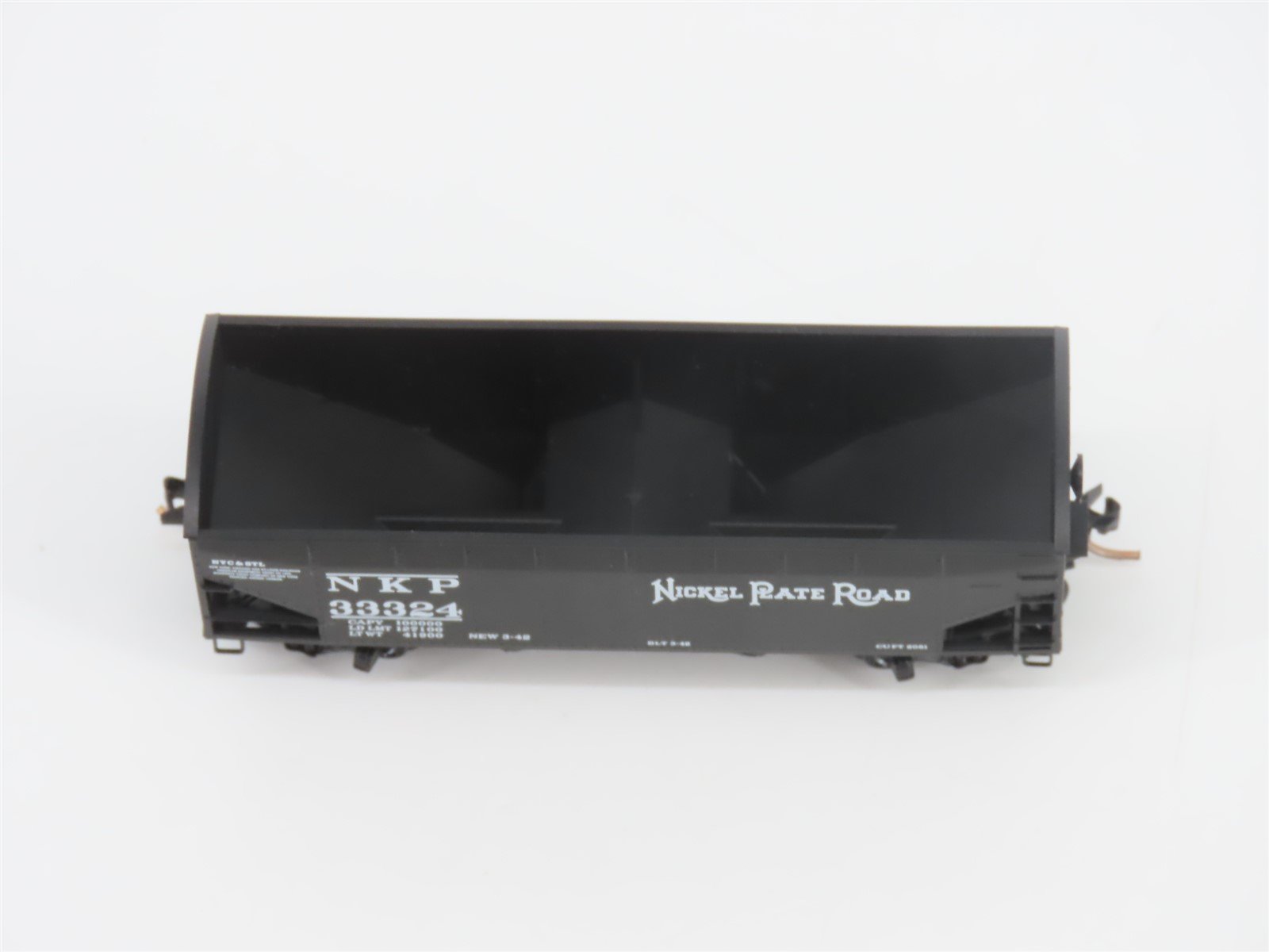 N Scale Micro-Trains MTL 87020 NKP Nickel Plate Road 33' Twin Bay Hopper #33324