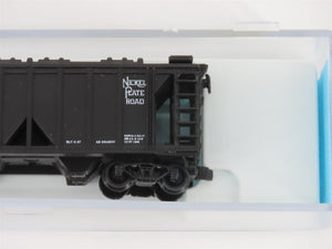 LOT of 4 N Scale Deluxe NKP Nickel Plate Road 2-Bay Covered Hopper Cars