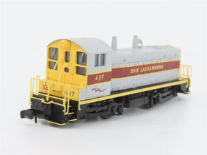 N Scale Life-Like 7886 EL Erie Lackawanna SW9/1200 Diesel Locomotive #437
