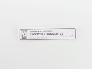 N Scale Life-Like 7886 EL Erie Lackawanna SW9/1200 Diesel Locomotive #437