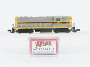 N Scale Atlas 48212 EL Erie Lackawanna GP7 Diesel Locomotive #1241
