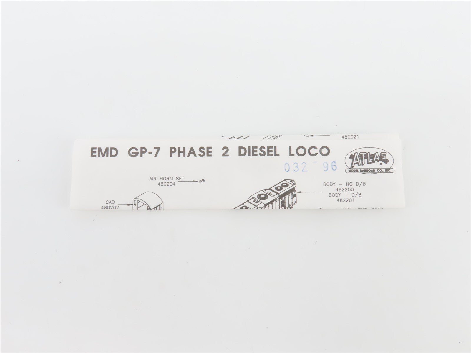 N Scale Atlas 48212 EL Erie Lackawanna GP7 Diesel Locomotive #1241