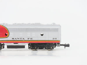 N Scale ATSF Santa Fe F7A Diesel Locomotive #215 UNPOWERED