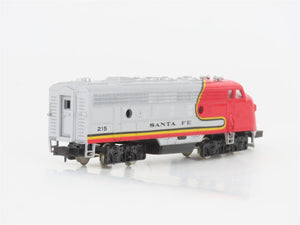 N Scale ATSF Santa Fe F7A Diesel Locomotive #215 UNPOWERED