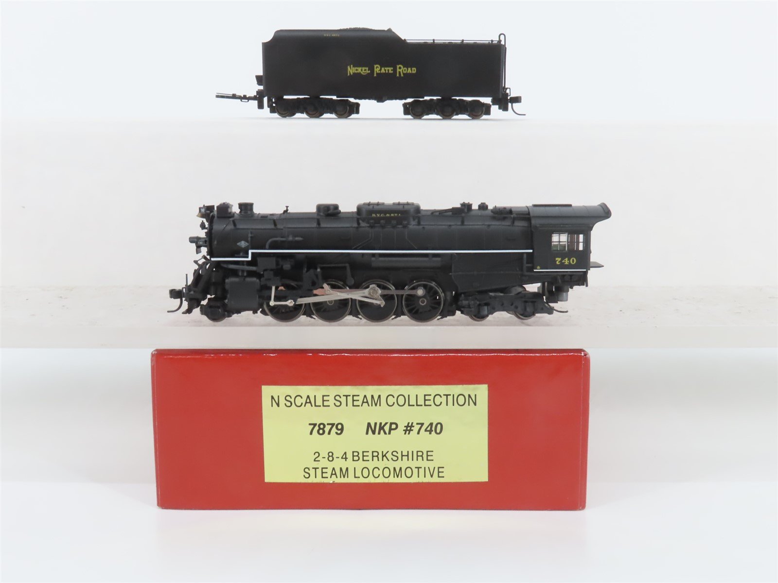 N Scale Proto 2000 7879 NKP Nickel Plate Road 2-8-4 Steam Locomotive #740