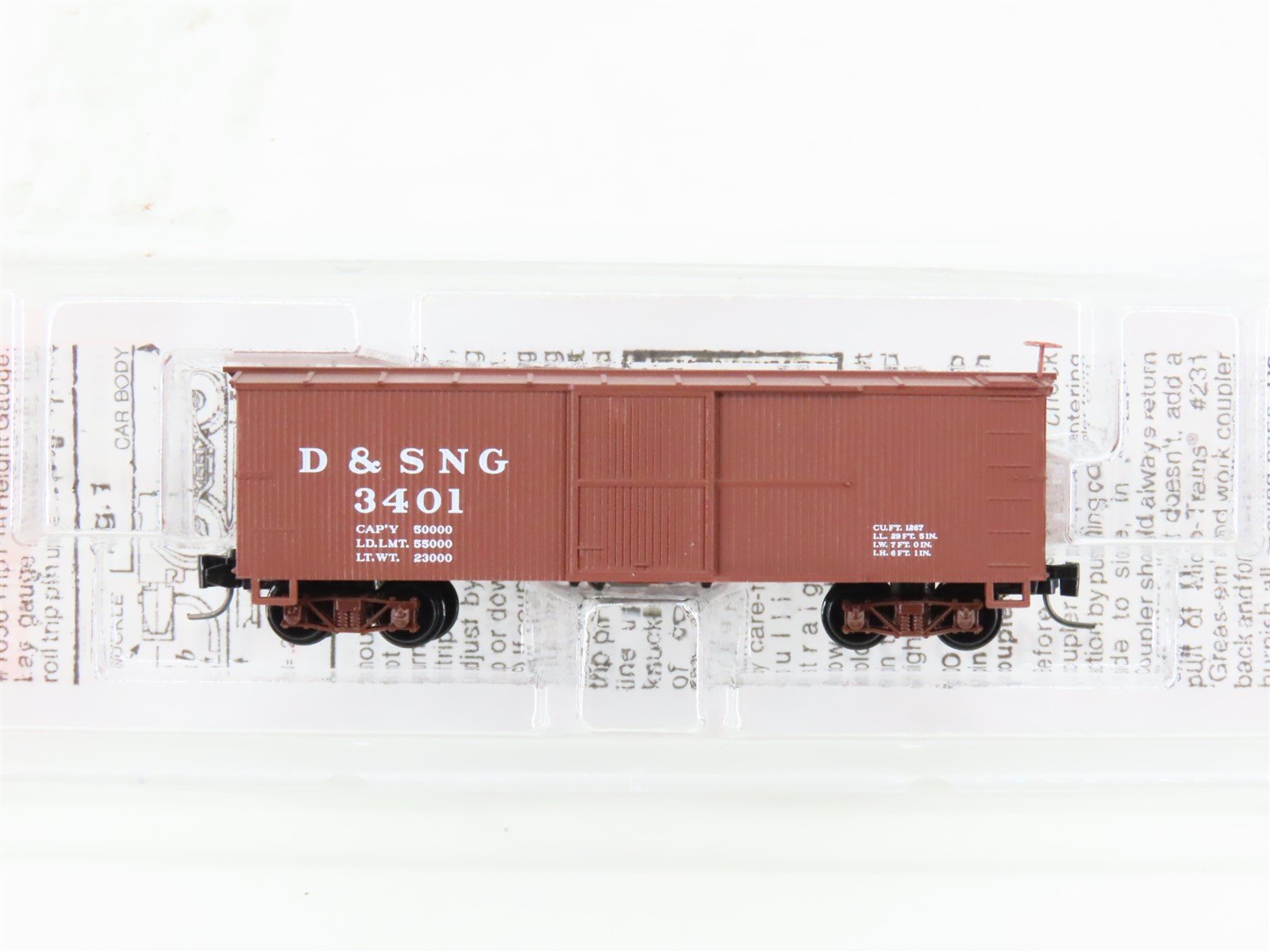 Nn3 Scale Micro-Trains MTL 80000050 D&SNG Durango & Silverton Box Car #3401