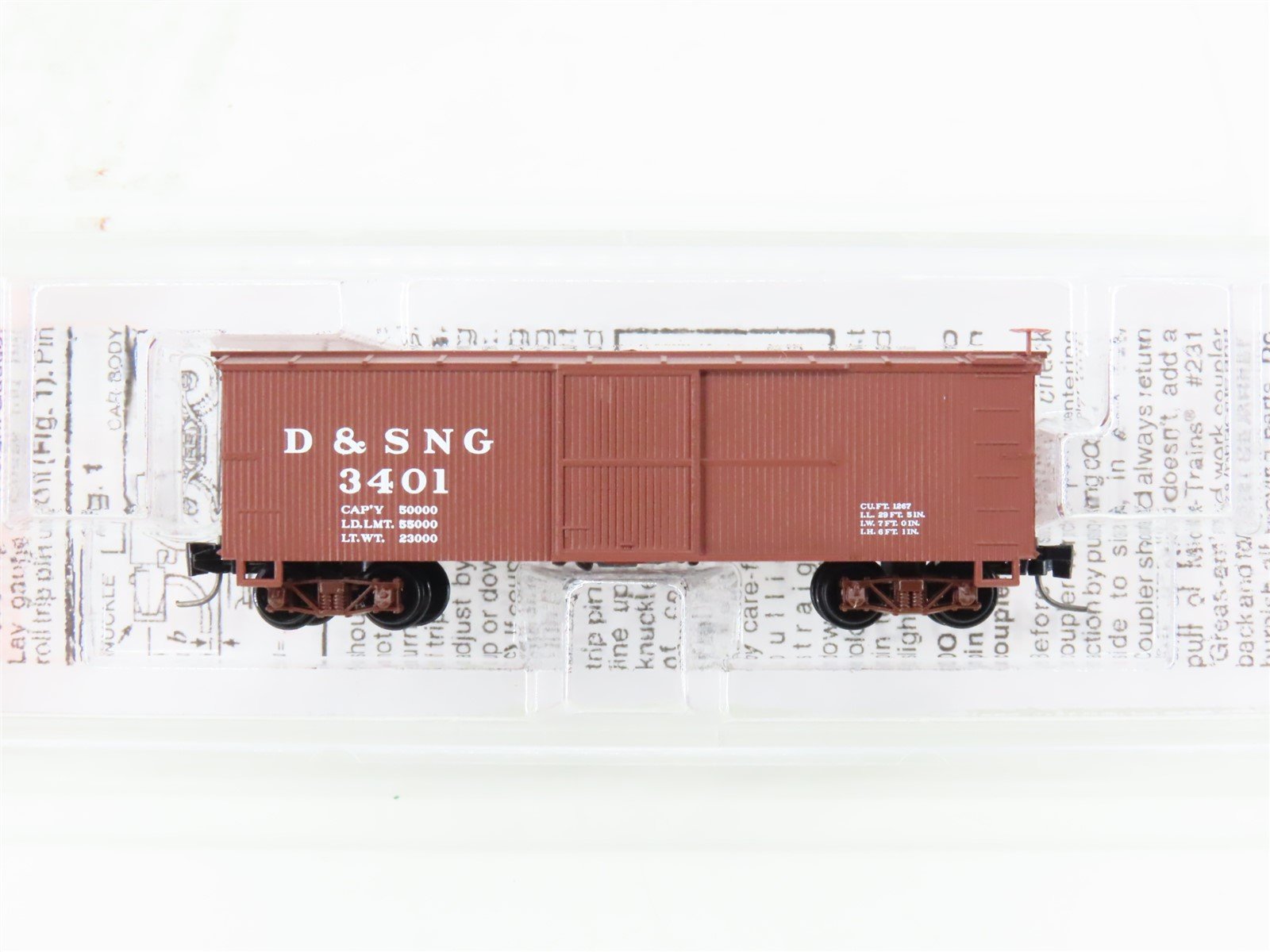 Nn3 Scale Micro-Trains MTL 80000050 D&SNG Durango & Silverton Box Car #3401