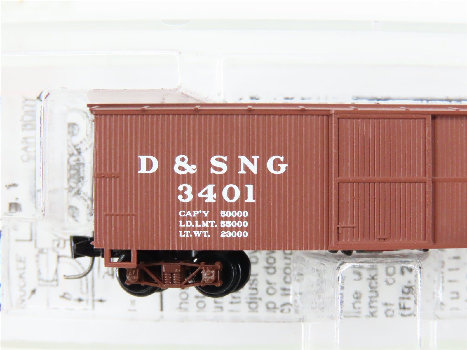 Nn3 Scale Micro-Trains MTL 80000050 D&SNG Durango & Silverton Box Car #3401