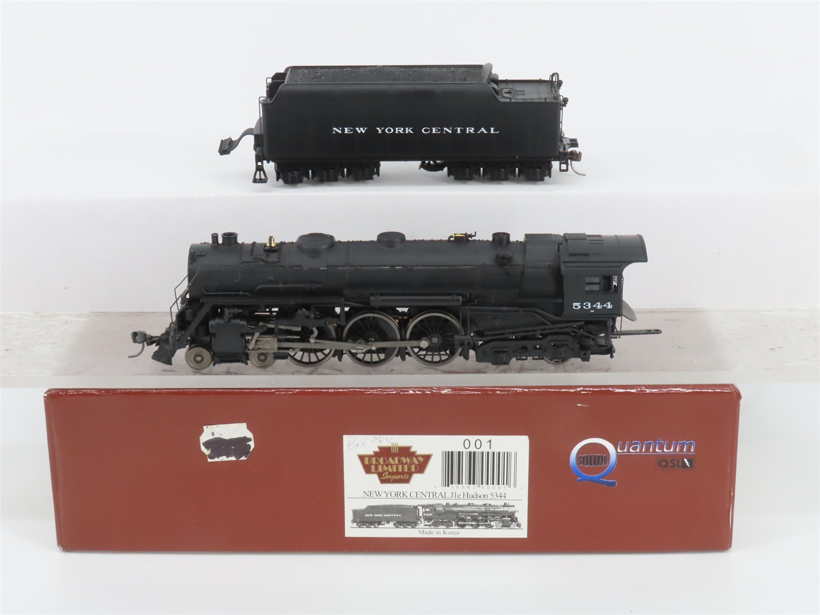 HO Broadway Limited BLI 001 NYC 4-6-4 J1e Hudson Steam #5344 w/ DCC & Sound