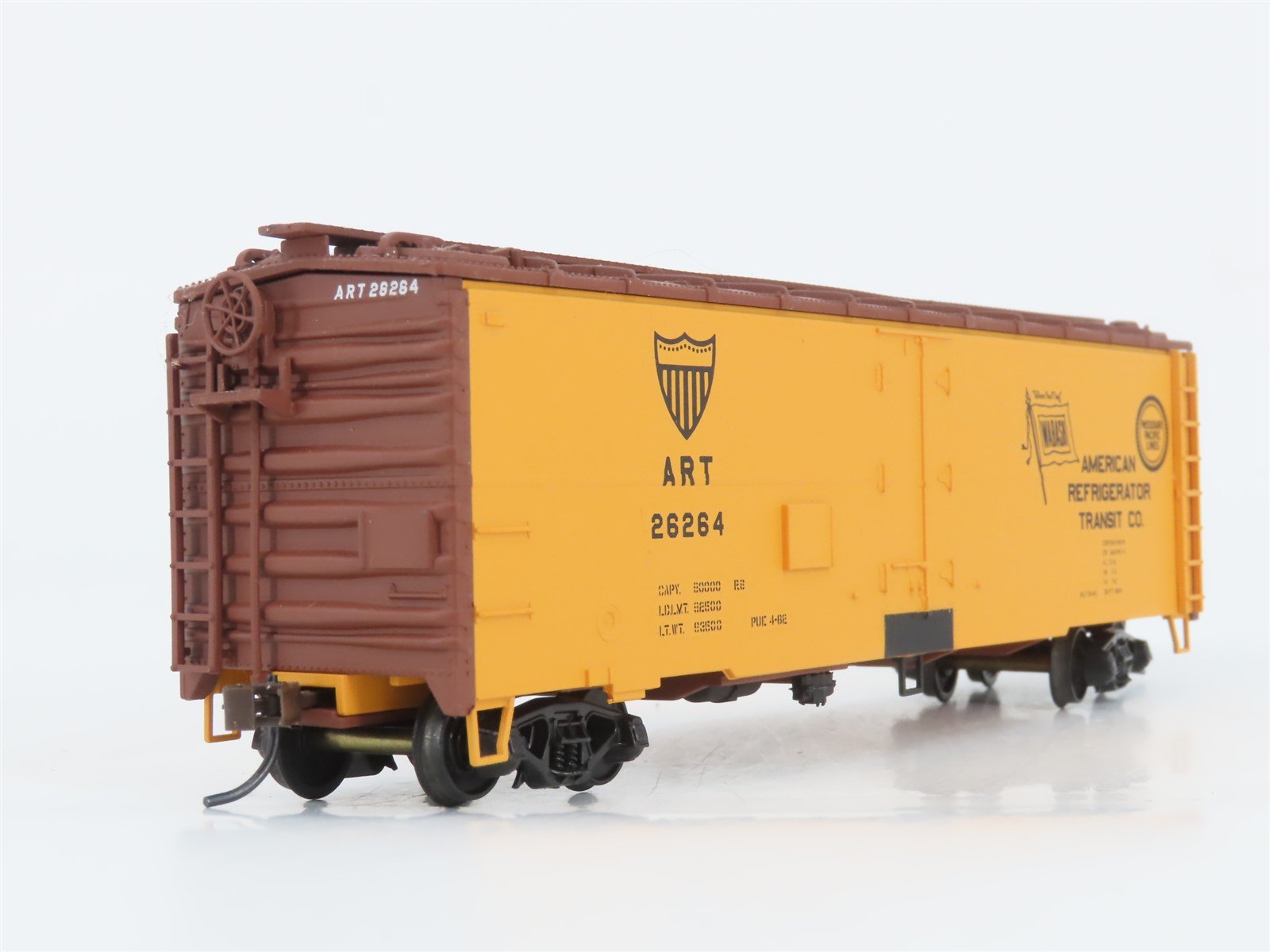 HO Walthers 932-22572 ART American Refrigerator 40' Steel Meat Reefers 2-Pack