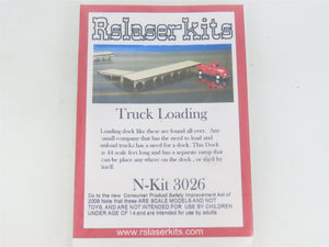 HO Scale Rslaserkits 3026 Truck Loading Scenery Wood Kit