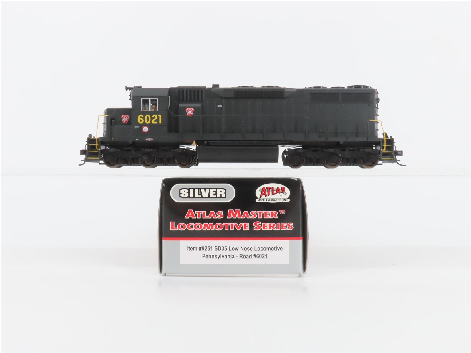 HO Atlas Master Silver 9251 PRR Pennsylvania EMD SD35 Diesel #6021 - DCC Ready