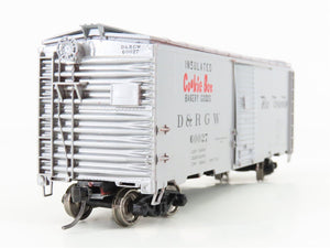 HO Scale D&RGW Rio Grande Cookie Box 40' Single Door Box Car #60027
