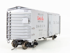 HO Scale D&RGW Rio Grande Cookie Box 40' Single Door Box Car #60027