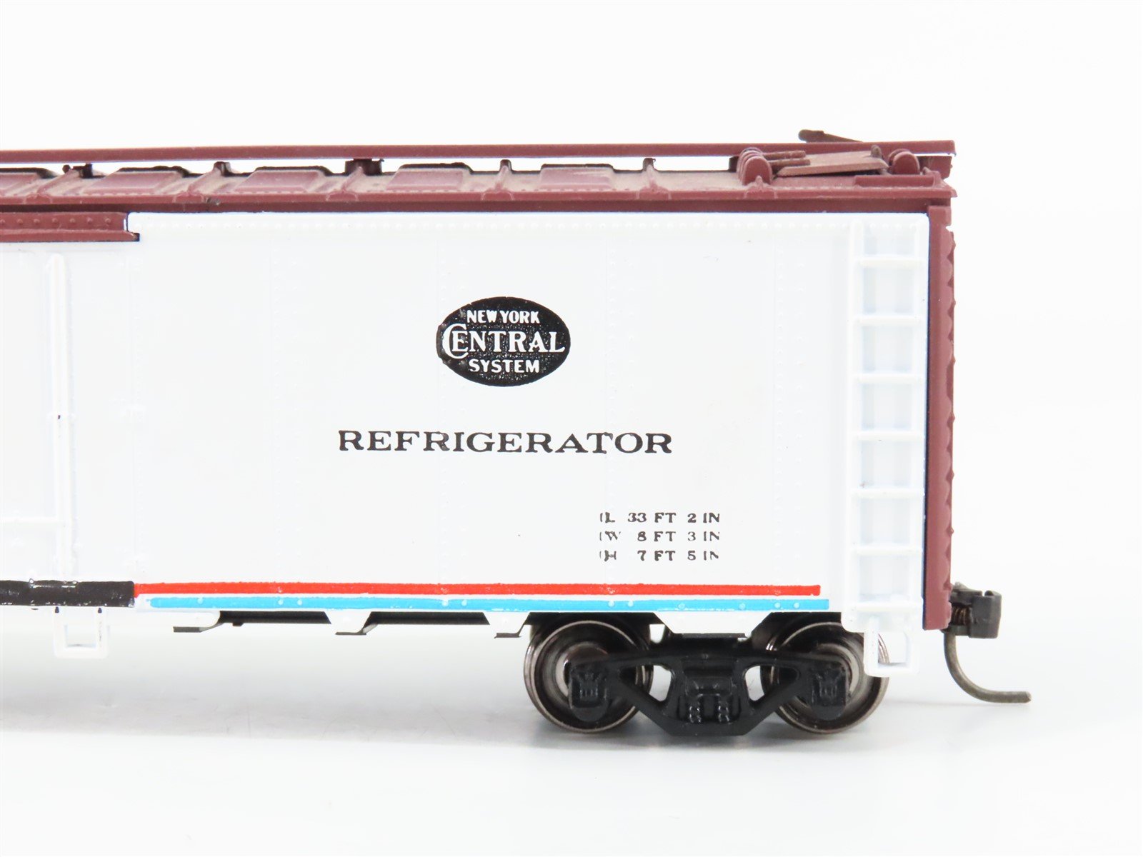 HO Scale Athearn NYC MDT New York Central 40' Ice Bunk Reefer #9040 - BUILT