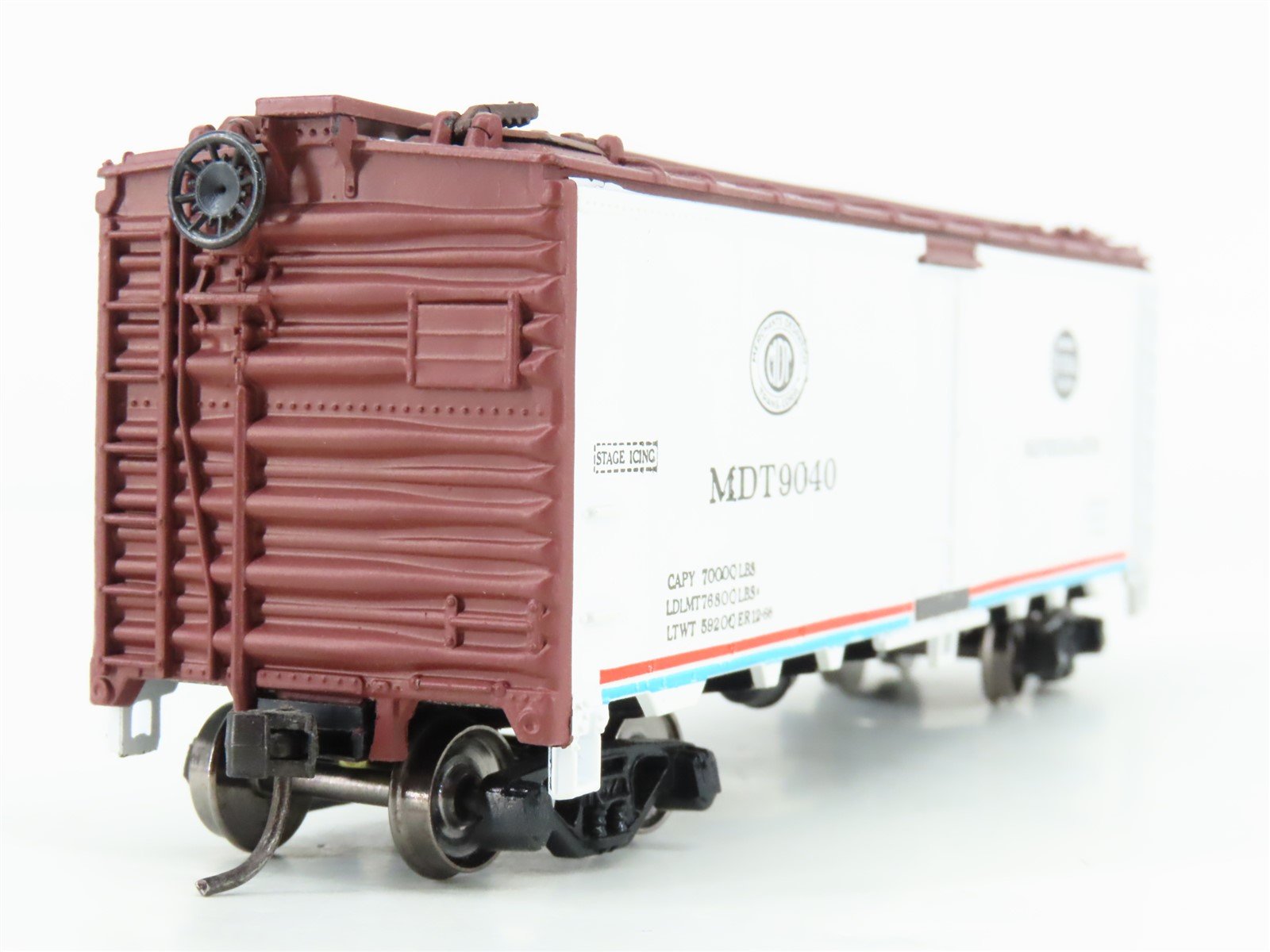 HO Scale Athearn NYC MDT New York Central 40' Ice Bunk Reefer #9040 - BUILT