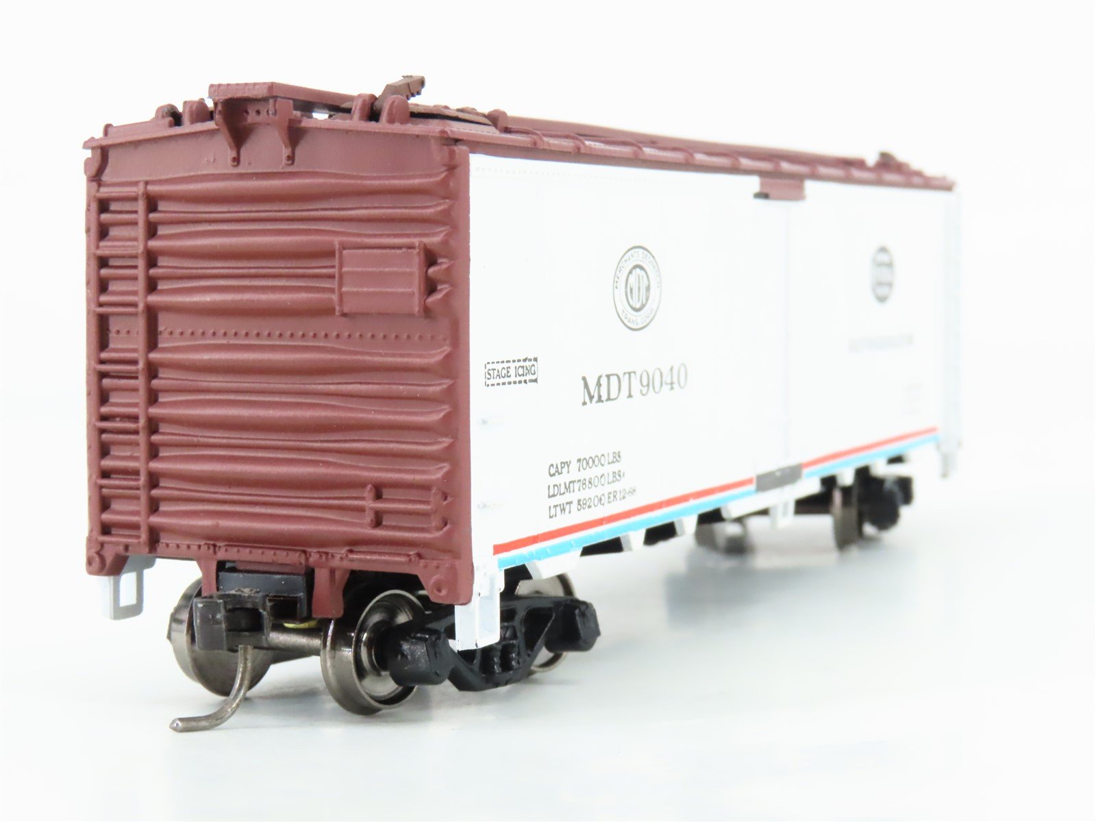 HO Scale Athearn NYC MDT New York Central 40' Ice Bunk Reefer #9040 - BUILT