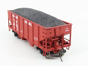 HO Scale Accurail 2511 CN Canadian National 2-Bay Hopper #116816 w/ Load - BUILT