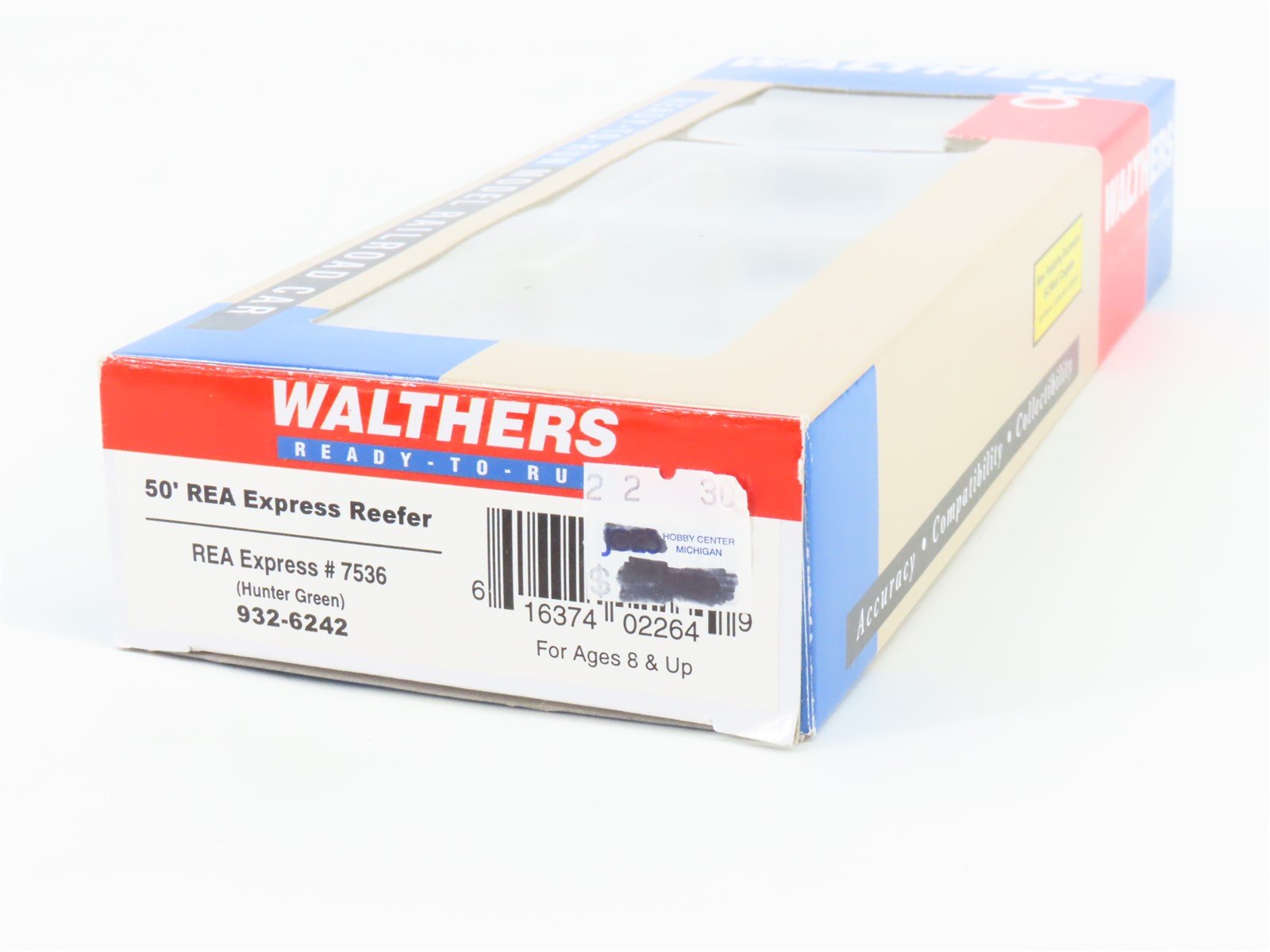 HO Walthers 932-6242 REX REA Railway Express Agency 50' Reefer #7849 - CUSTOM