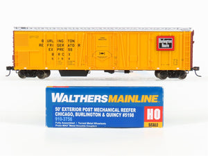 HO Scale Walthers Mainline 910-3756 BRCX Burlington Route 50' Mech. Reefer #5198