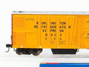 HO Scale Walthers Mainline 910-3756 BRCX Burlington Route 50' Mech. Reefer #5198