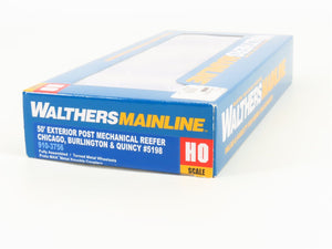 HO Scale Walthers Mainline 910-3756 BRCX Burlington Route 50' Mech. Reefer #5198