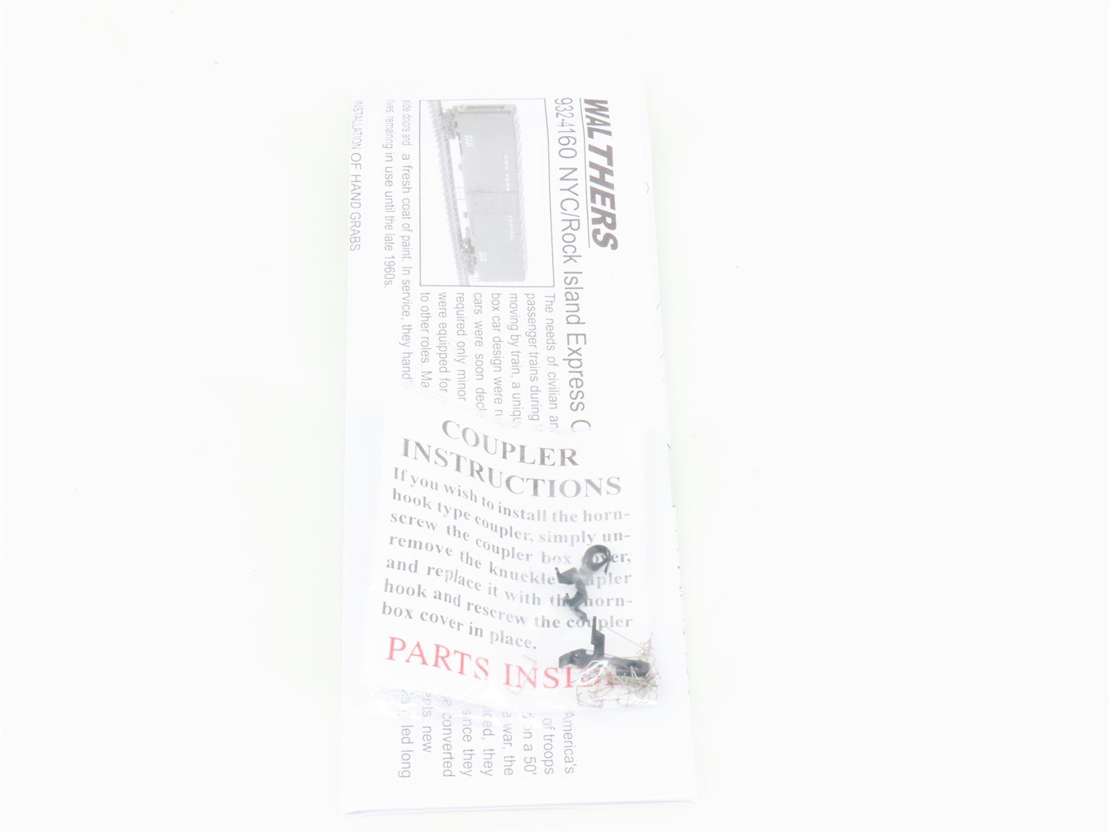 HO Scale Walthers Gold Line 932-24161 NYC/Rock Island Express Box Car (2-Pack)