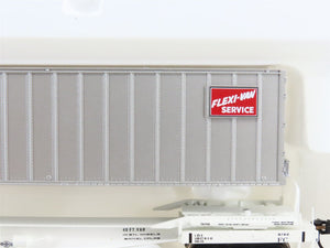 HO Scale Walthers Gold Line 932-3926 MILW Flexi-Van Flat Car #7028 w/ Trailers