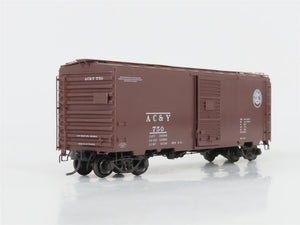 HO Scale Kadee 4002 AC&Y Akron Canton & Youngstown 40' Box Car #750