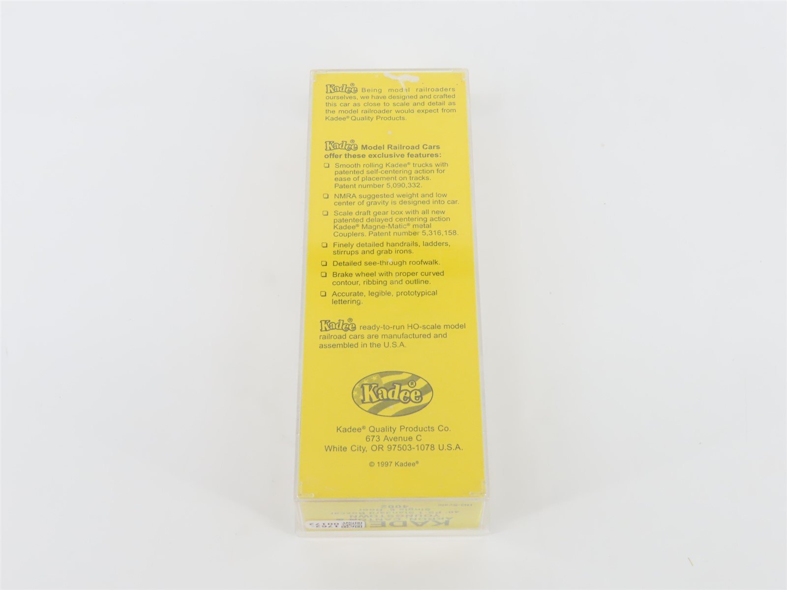 HO Scale Kadee 4002 AC&Y Akron Canton & Youngstown 40' Box Car #750