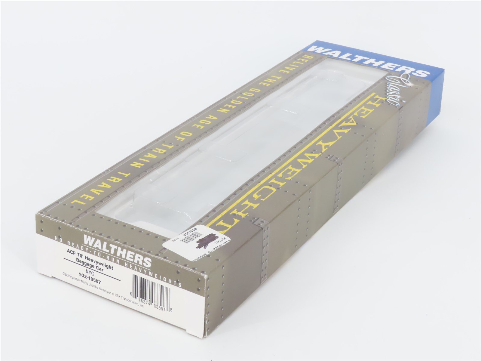 HO Scale Walthers 932-10507 NYC New York Central 70' Baggage Passenger Car