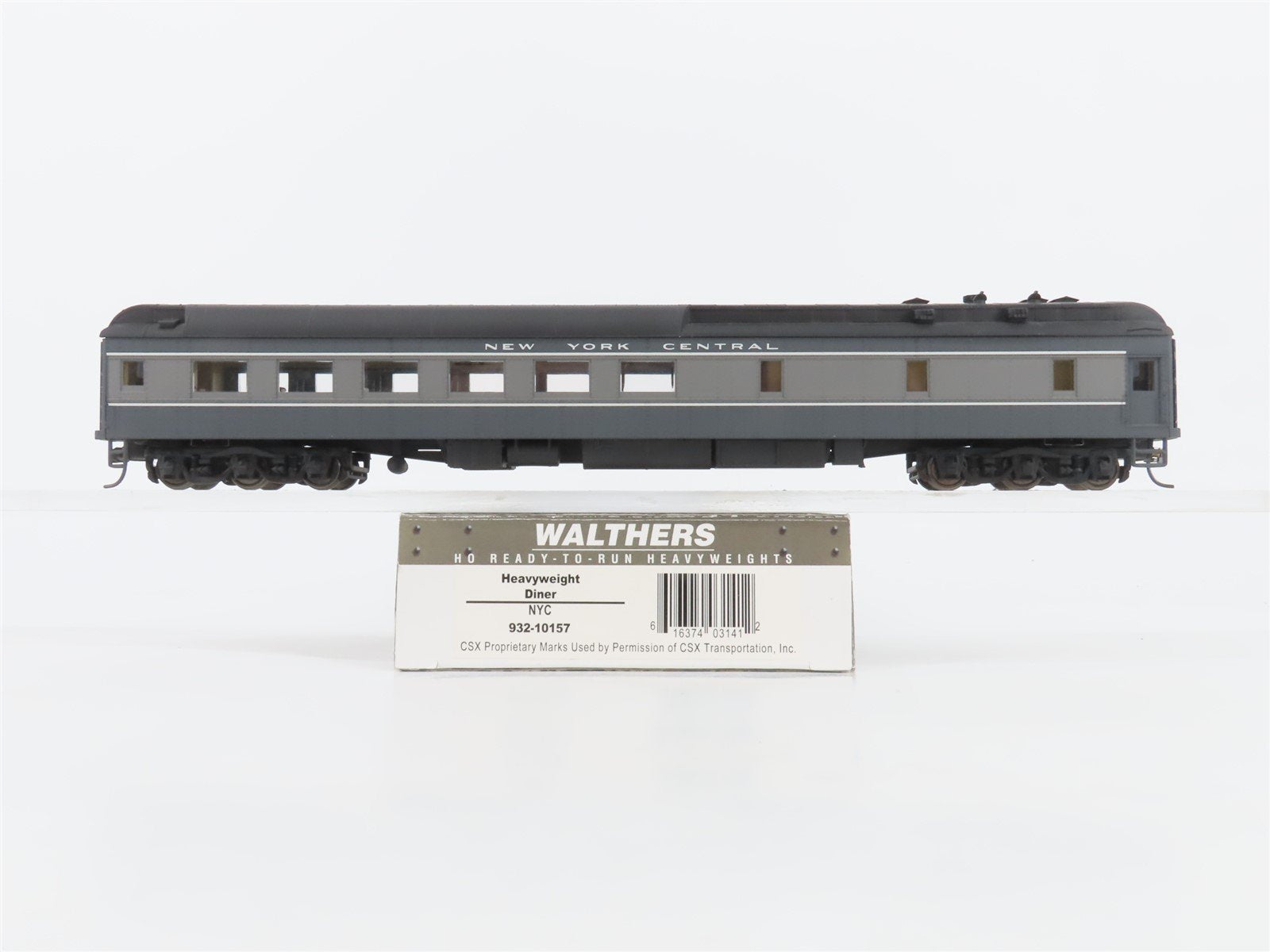 HO Scale Walthers 932-10157 NYC New York Central Heavyweight Diner Passenger Car