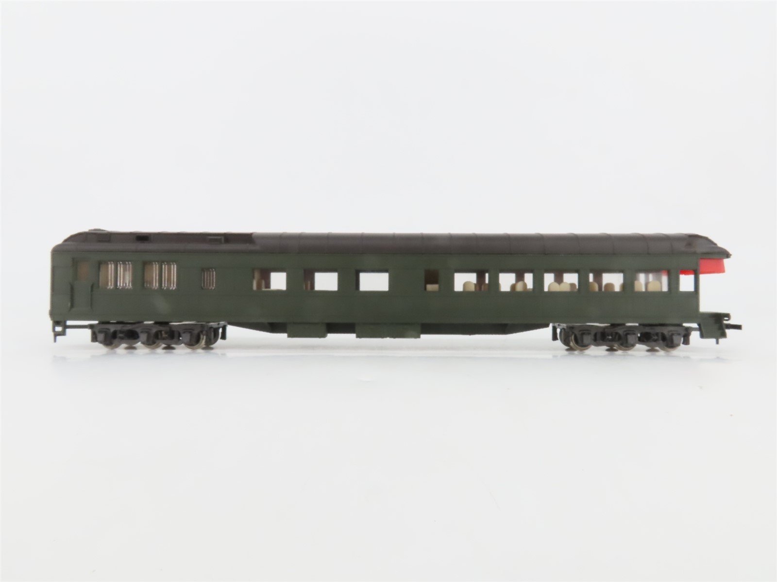HO Scale AHM/Rivarossi Undecorated Observation Passenger Car