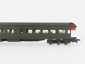 HO Scale AHM/Rivarossi Undecorated Observation Passenger Car