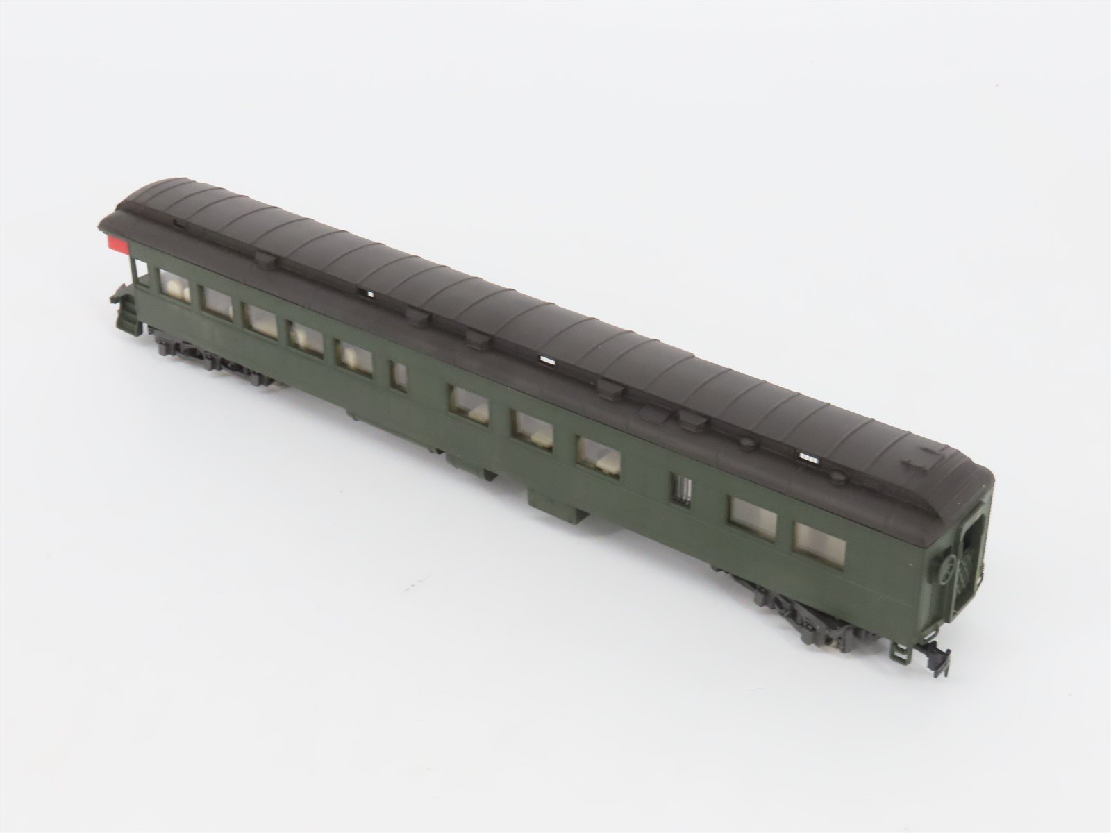HO Scale AHM/Rivarossi Undecorated Observation Passenger Car