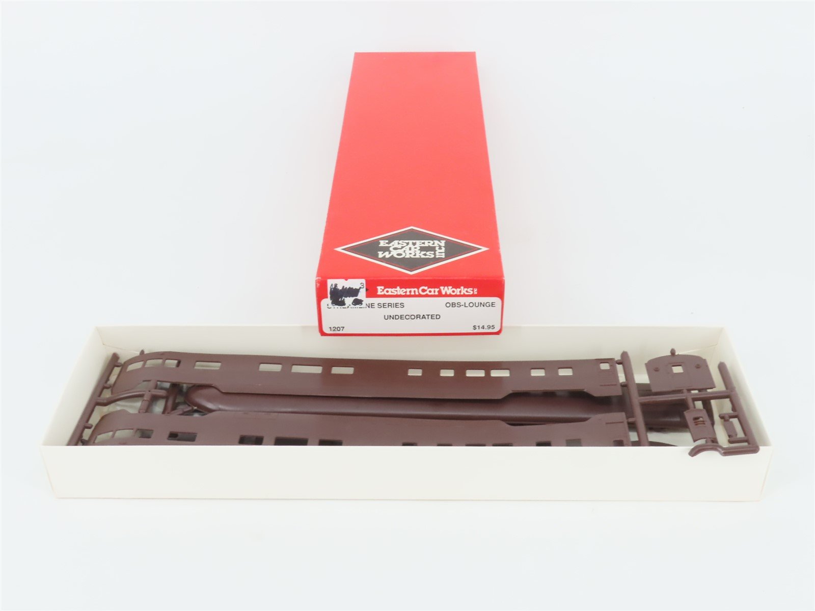 HO Scale Eastern Car Works Kit #1207 Undecorated Obs-Lounge Passenger Car