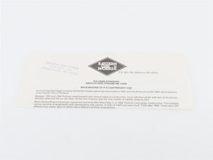 HO Scale Eastern Car Works Kit #1204 Undecorated Dorm-Lounge Passenger Car