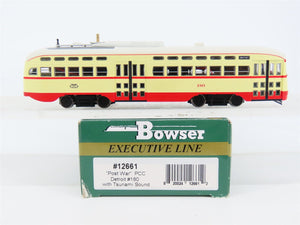 HO Bowser 12661 Detroit Post War PCC Electric Street Car #180 wDCC & Sound