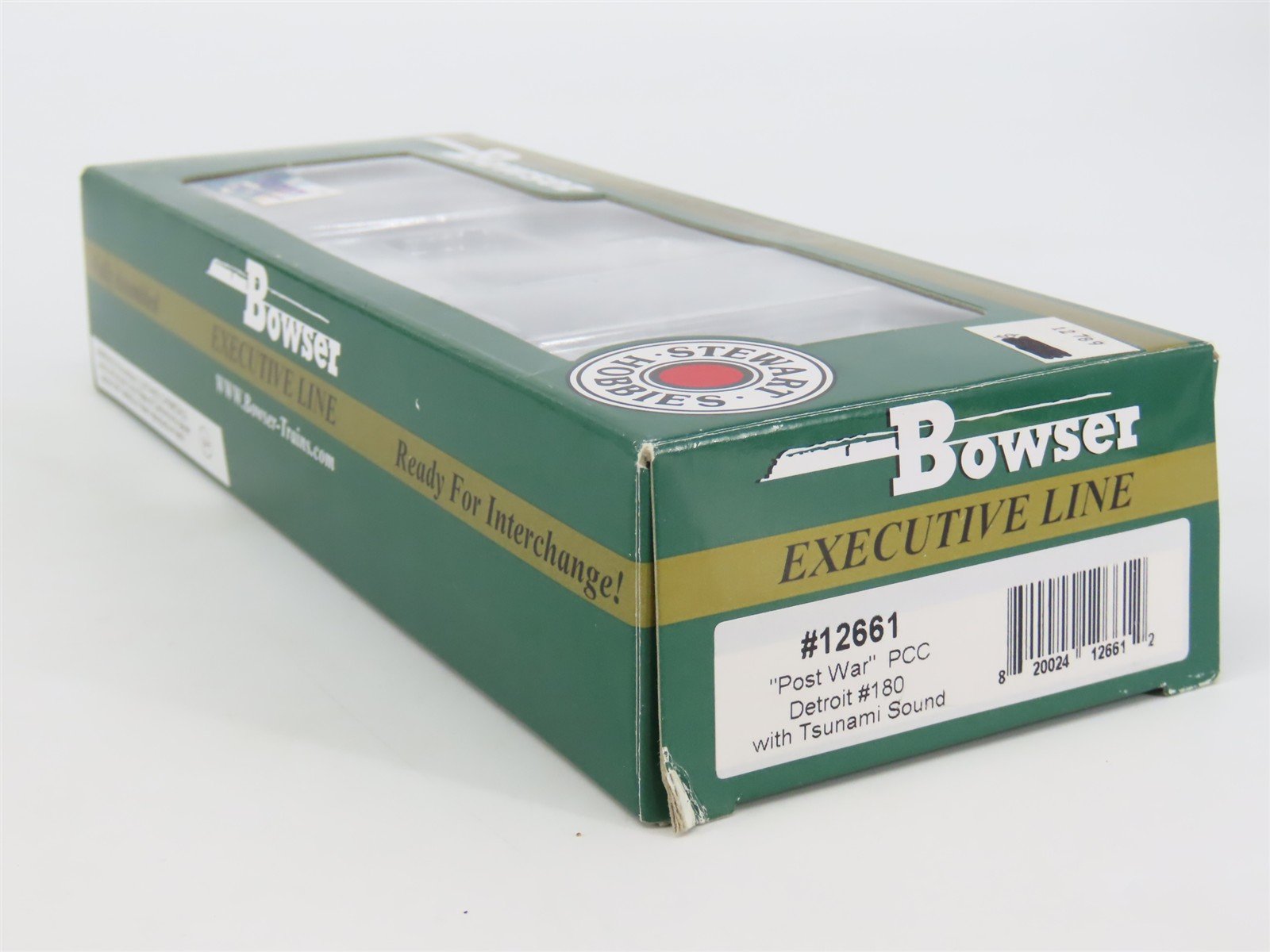 HO Bowser 12661 Detroit Post War PCC Electric Street Car #180 wDCC & Sound