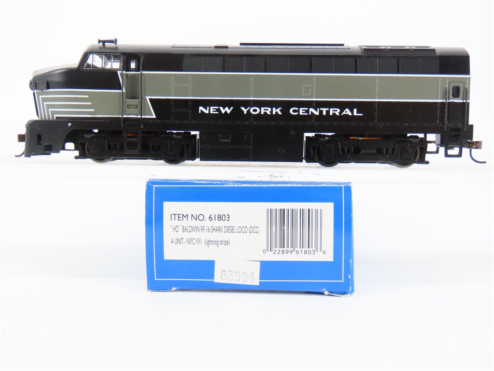 HO Scale Bachmann 61803 NYC Railway RF-16A Sharknose Diesel Locomotive wDCC
