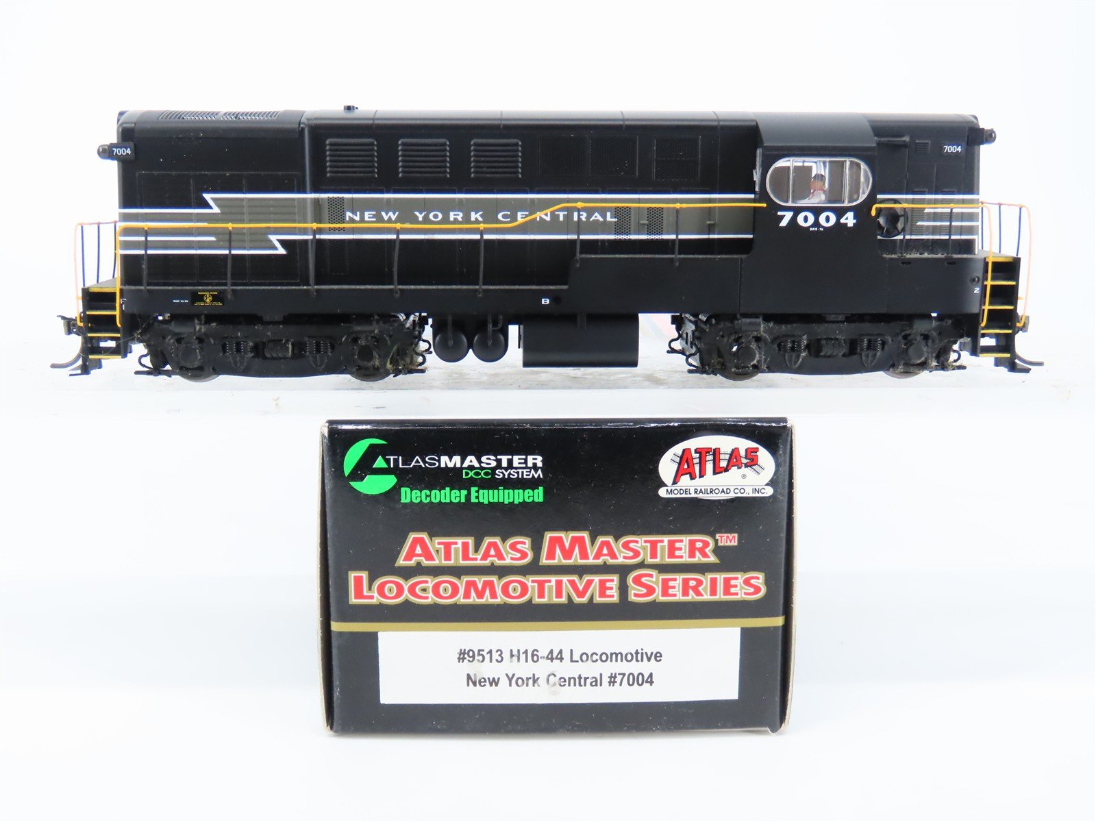 HO Scale Atlas Master 9513 NYC New York Central H16-44 Diesel Loco #7004 wDCC