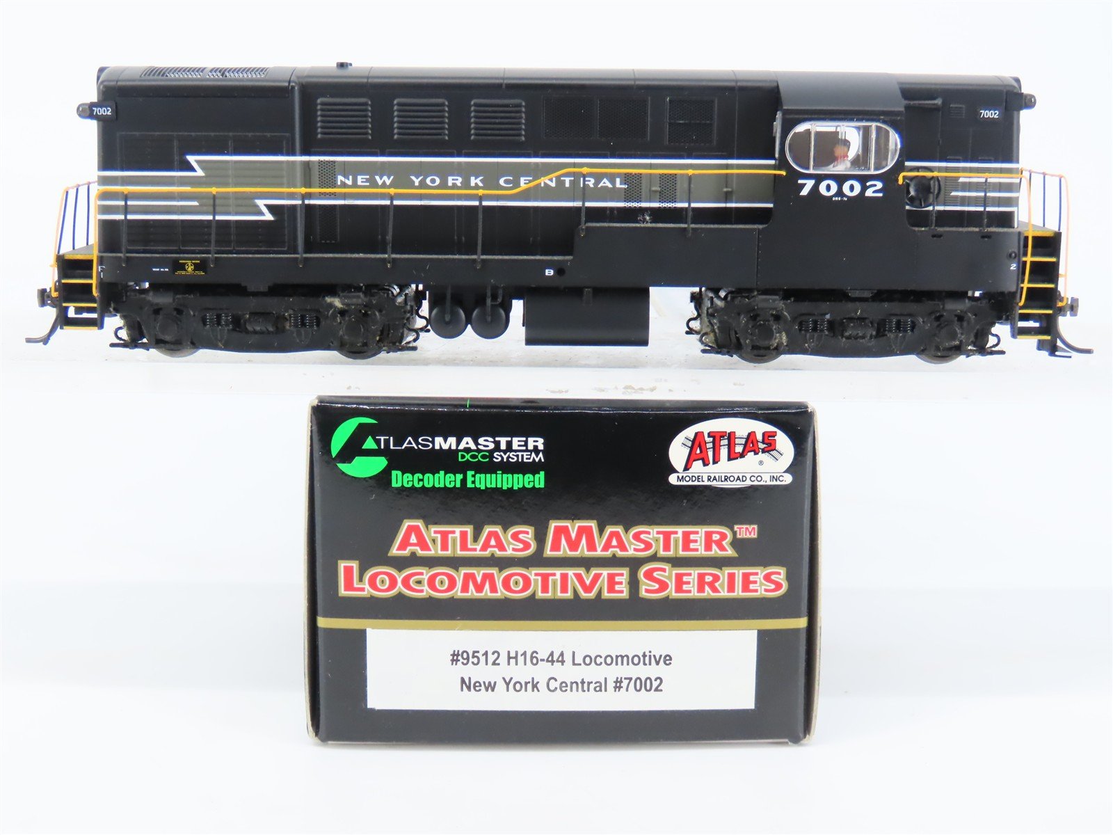 HO Scale Atlas Master 9512 NYC New York Central H16-44 Diesel Loco #7002 wDCC