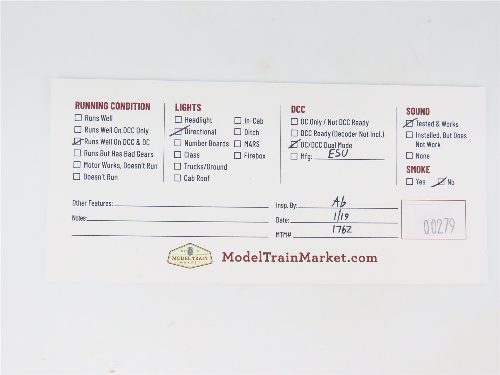 HO Scale Bowser 23866 NYC New York Central C430 Diesel Loco #2051 wDCC & Sound